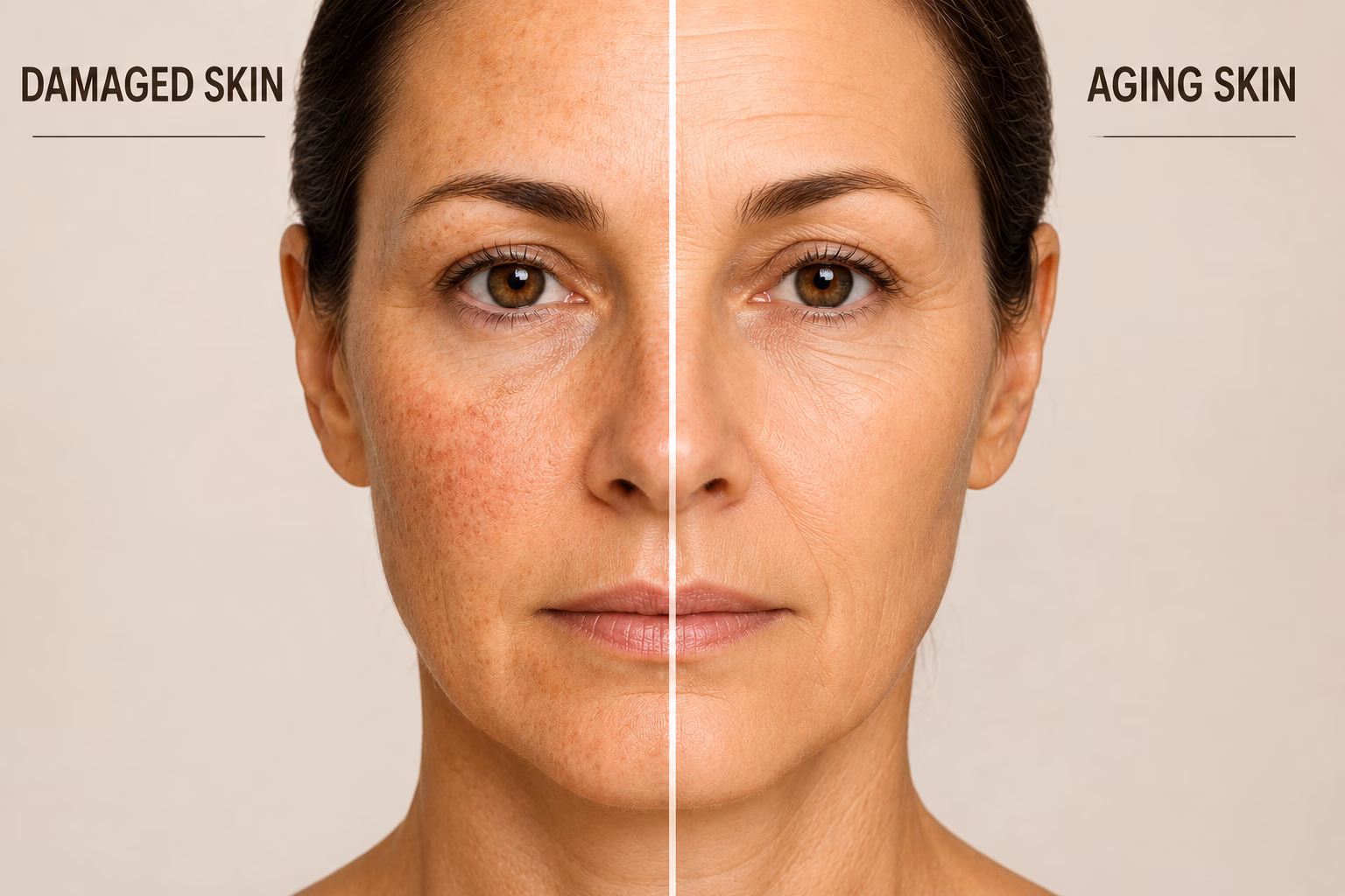 Aging Skin vs Damaged Skin