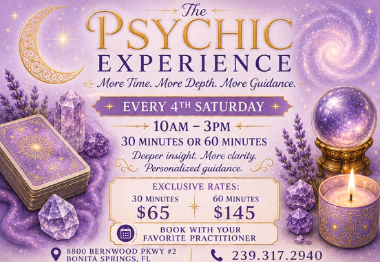 The Psychic Experience Every 4th Saturday of the Month